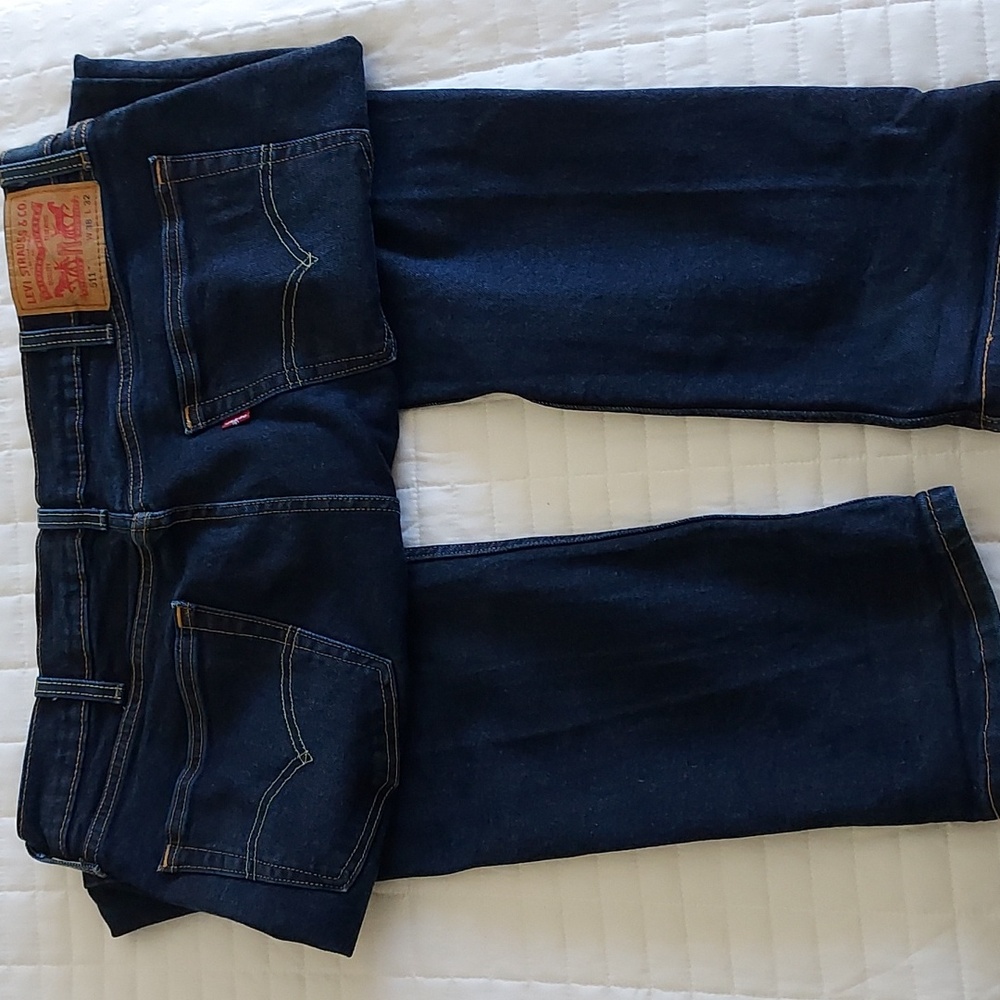 NWOT Levi's Mens 511 Red Tab Indigo Straight Denim Stretch Jeans Size 38W X 32L - Picture 12 of 17